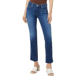 PAIGE Jeans Brigitte High Rise Slim Straight Boyfriend Vintage Wash Denim NWT 24